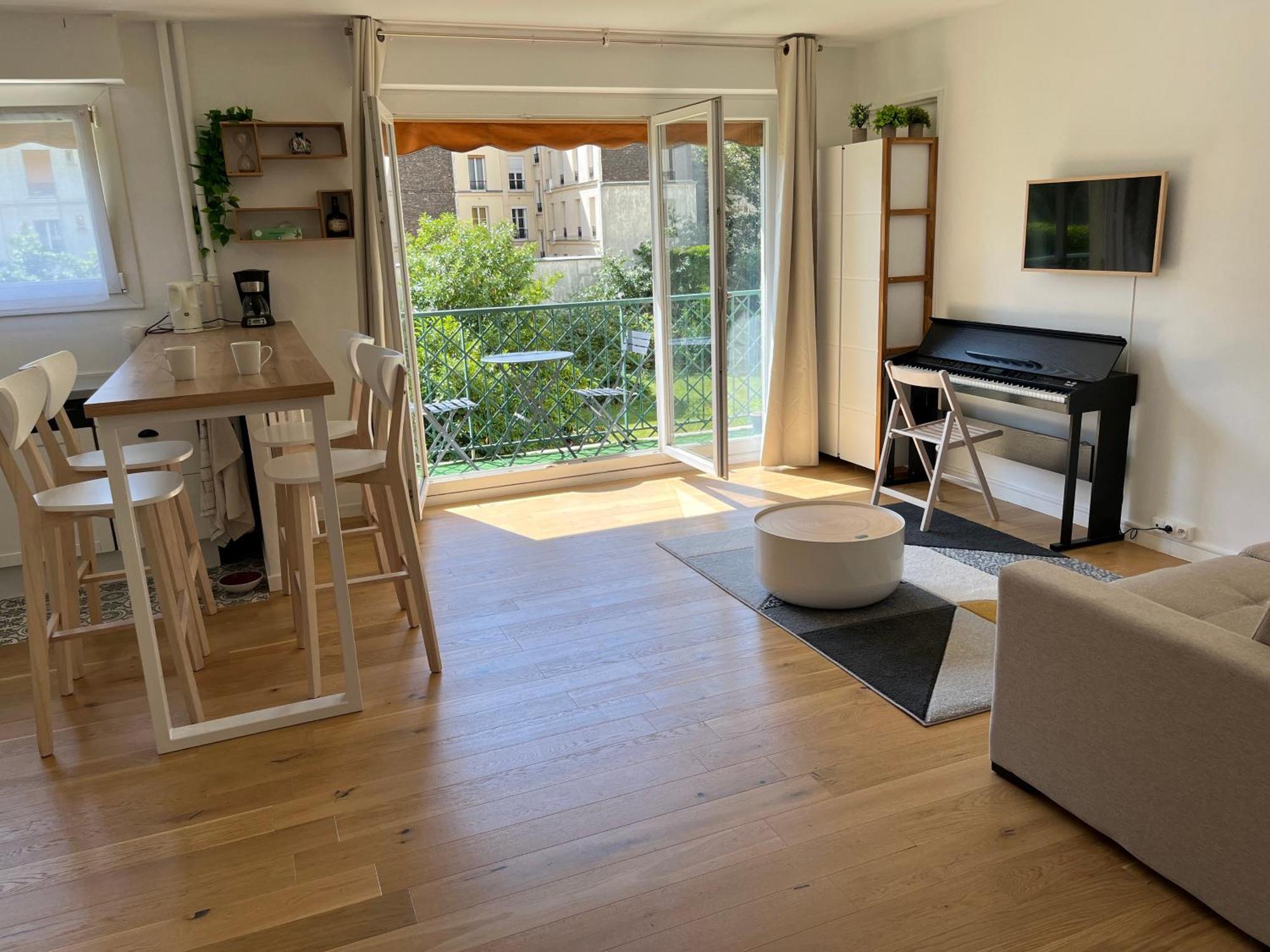 Superbe Appartement Avec Belle Vue Jardin Paryż Zewnętrze zdjęcie
